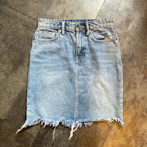 ALL SAINTS blue denim skirt